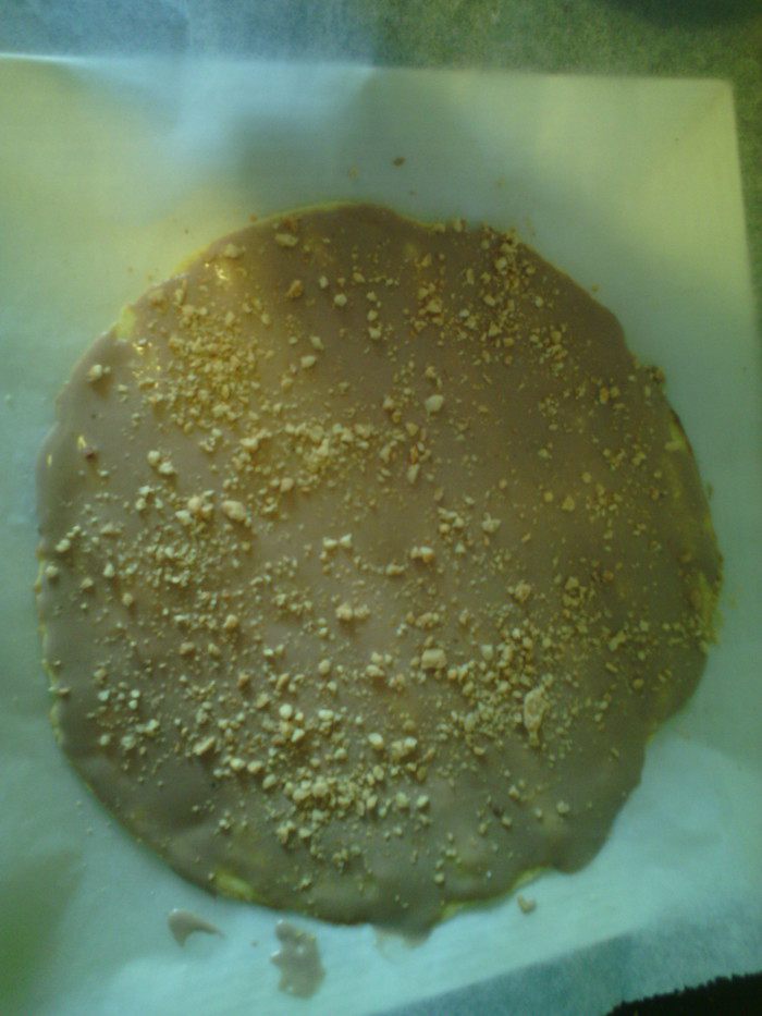 Торт с апельсиновый водой (fleur d&amp;#39;oranger) и орехами