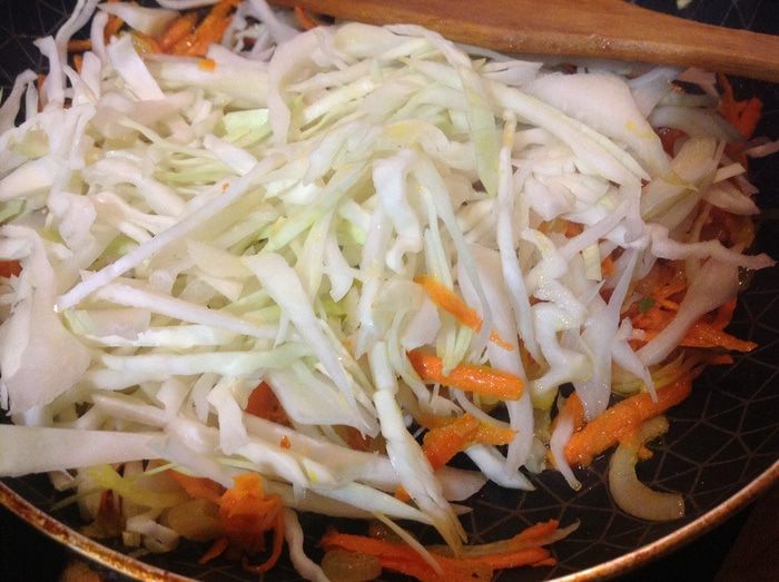 Блинные спринг роллы с курицей и овощами