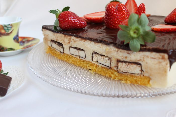 Торт &amp;quot;Птичье молоко&amp;quot; с начинкой