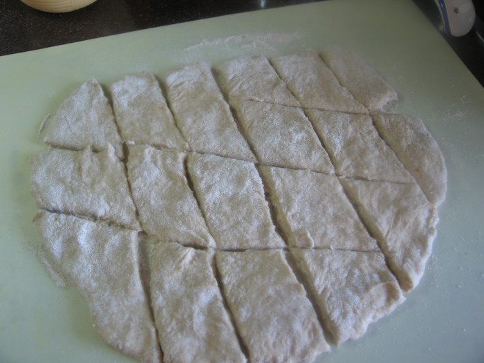 Простые полуржаные хлебцы