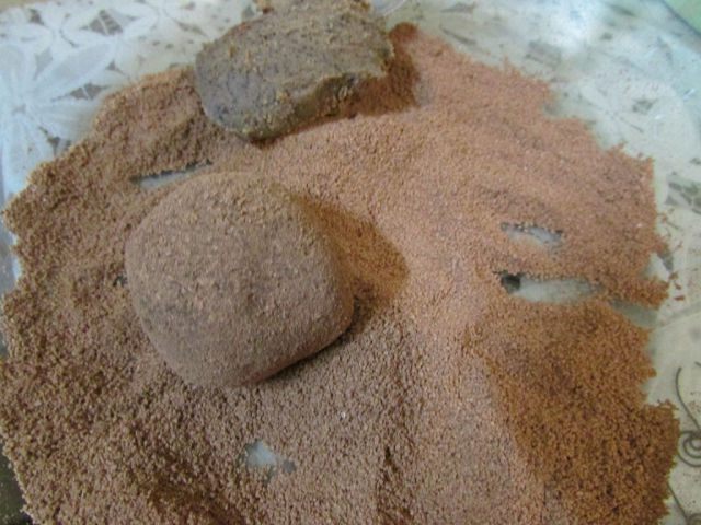 Трюфели из белого шоколада 