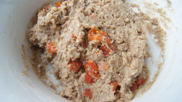 Ржаное печенье с курагой