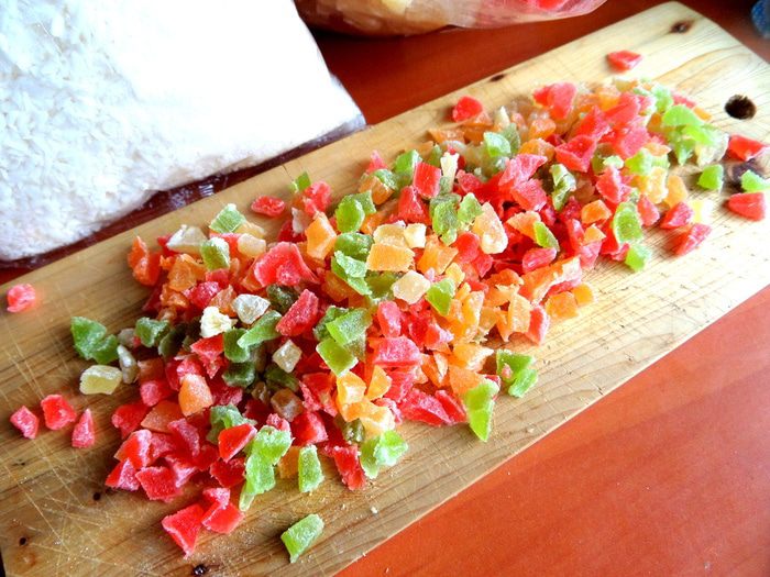 Хрустящие вафли с цукатами