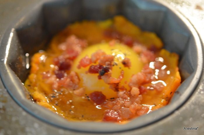 Картофельные гнезда с яйцом