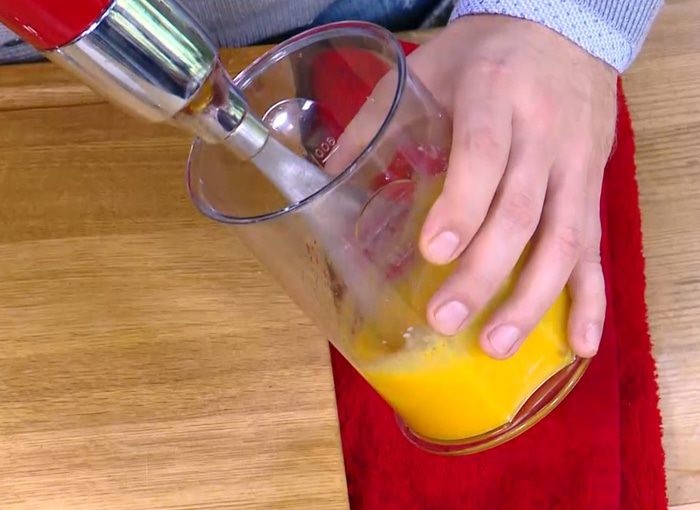 Суфле с зеленым горошком 