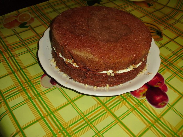 Шоколадный торт с черносливом