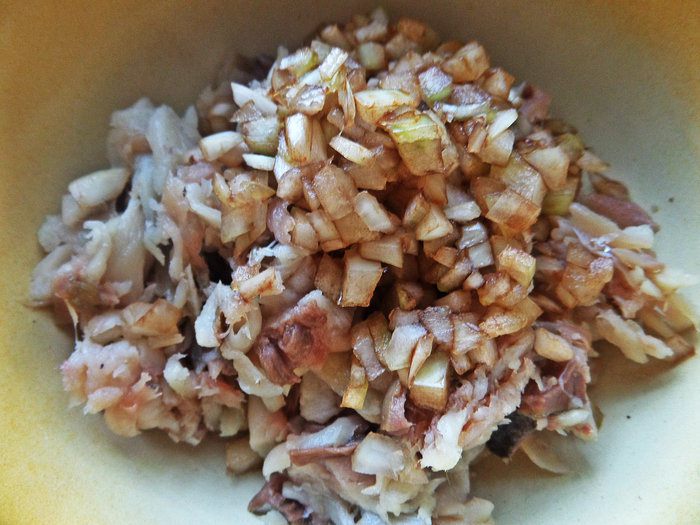 Закуска «Скумбрия с яйцом»