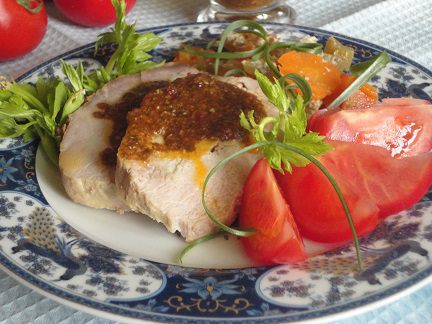 Мясная трапеза с аджикой