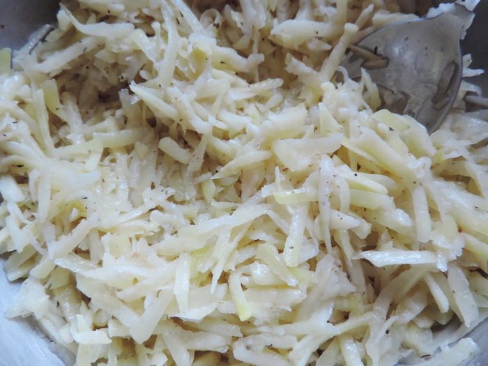 Постная картофельная запеканка с грибами