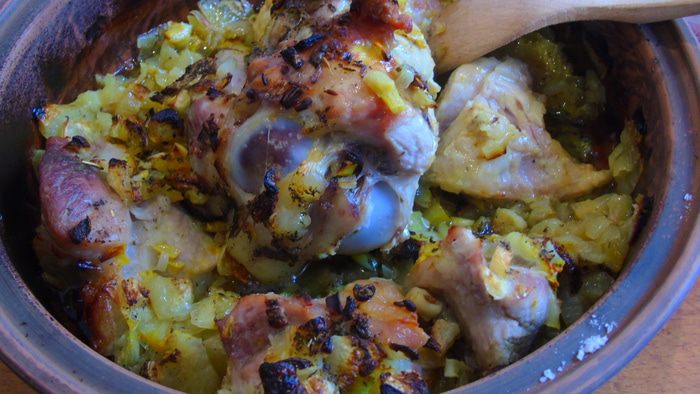 Мясо с абрикосами 