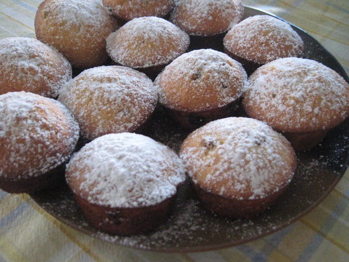 Лимонные маффины