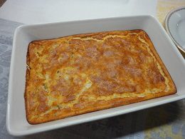 Рыбный воздушный пирог по-милански