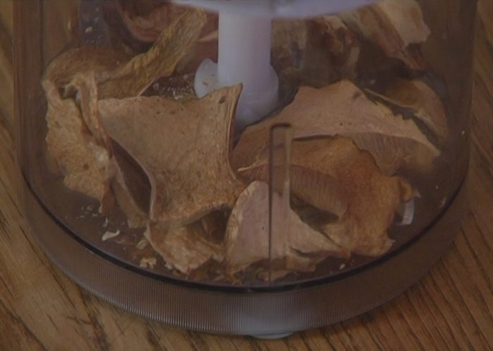 Грибной суп с луком-пореем