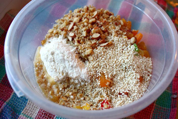 Орехово-овсяное печенье (а-ля гранола)