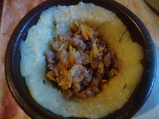 Картофельные кексы с мясом