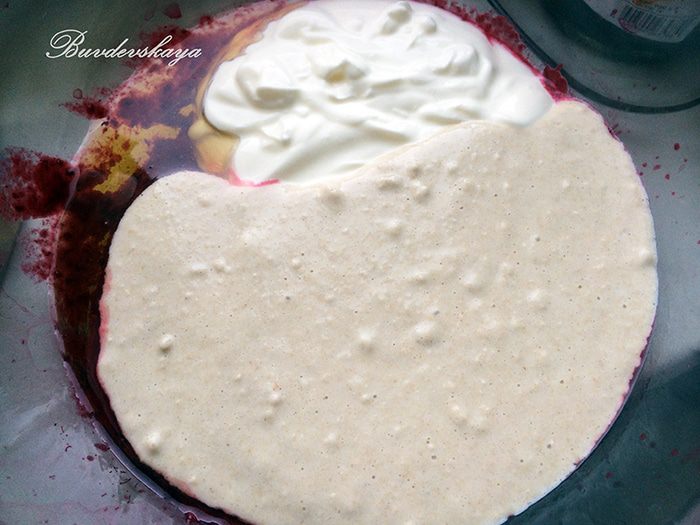 Овсяно-ягодный десерт с йогуртом