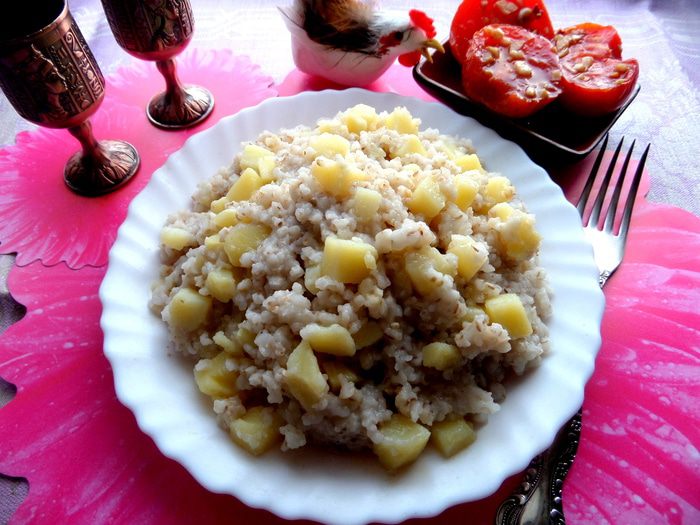 Каша с картошкой по-латышски