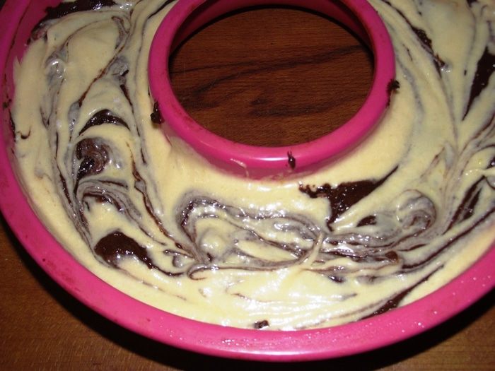 Мраморный кекс 