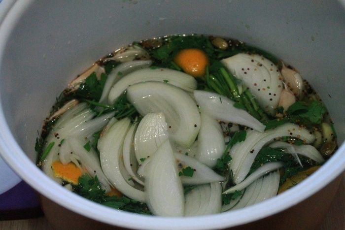 Мясо в пряном рассоле