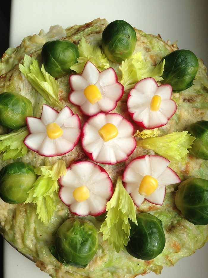 Капустный &amp;quot;Наполеон&amp;quot; с кремом из пармезана 