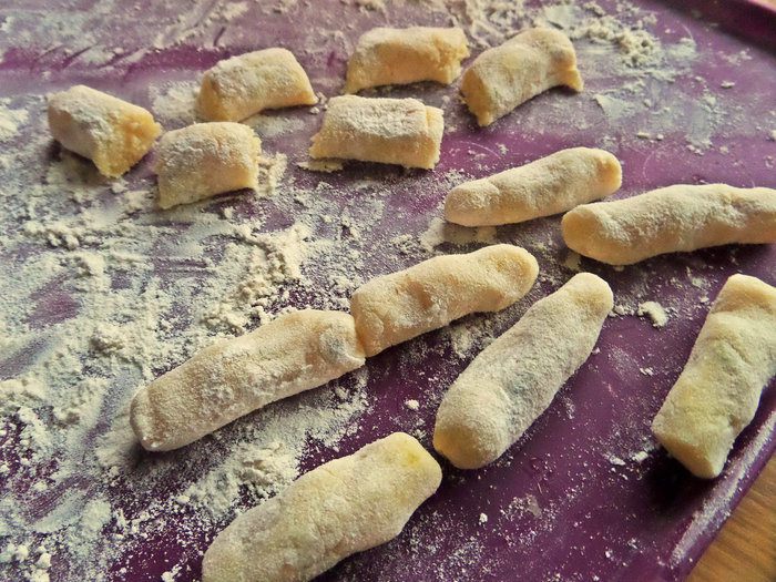Картофельные гноччи (ньокки) с горгонзолой