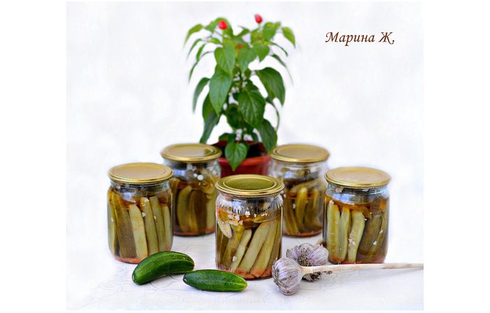 Маринованные огурчики в собственном соку