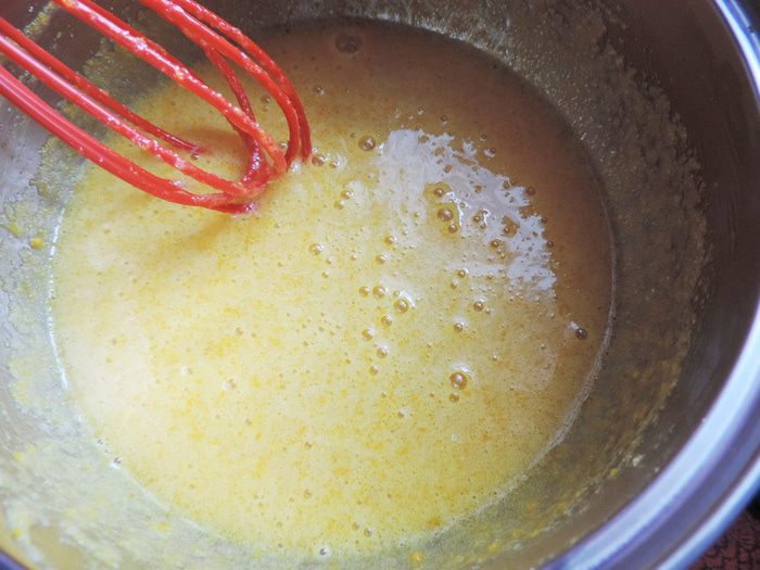 Цукотто (торт-купол) с апельсиновым и шоколадным муссами