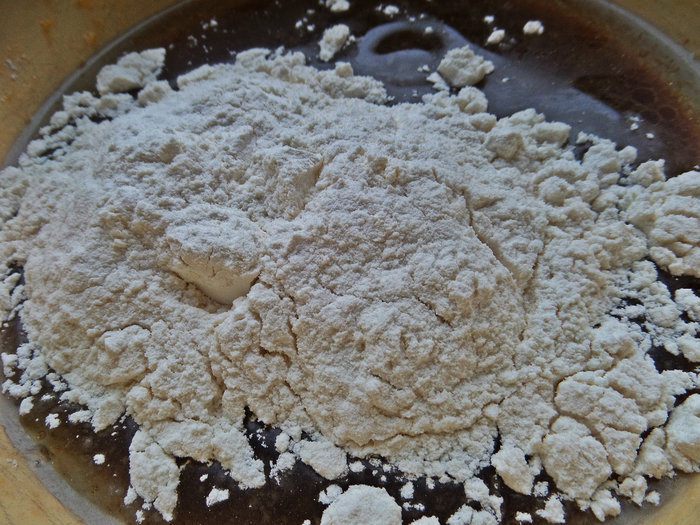 Постные рогалики на яблочном соке