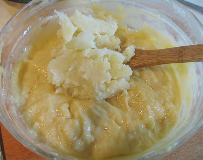 Заварные картофельные пирожки с начинкой