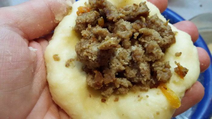 Зразы с куриным фаршем