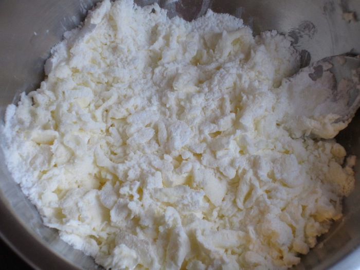 Кекс с малиновым сердечком