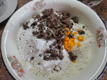 Шоколадно-апельсиновые сконы