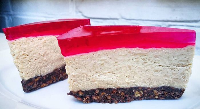 Чизкейк с халвой (без выпечки)