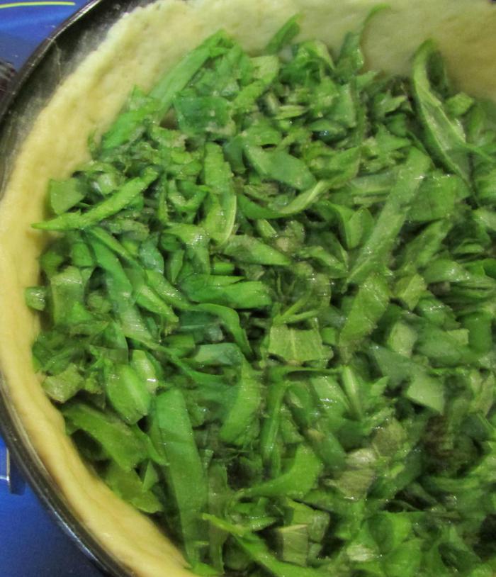 Сладкий щавелевый пирог