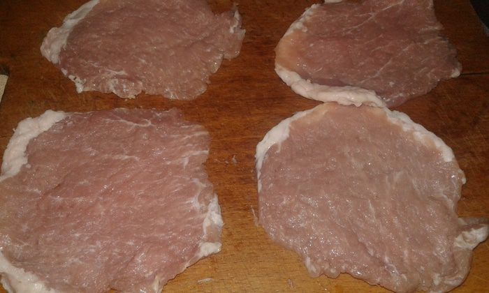 Свинина &amp;quot;Фламбе&amp;quot; с соусом из красного вина