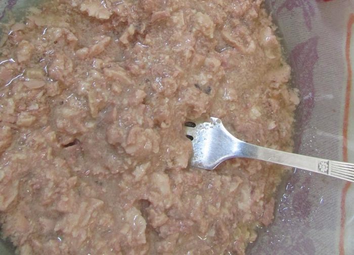 Закусочные шарики с печенью трески