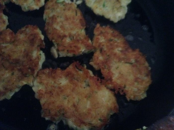 Кабачковые деруны с сыром и овсянкой