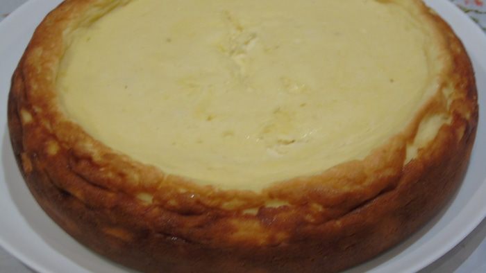 Нежный творожник с яблоками