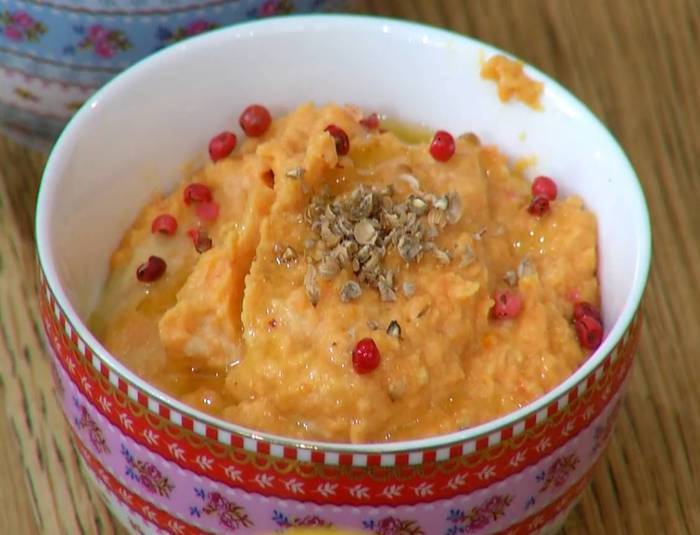 Свекольный и морковный хумус