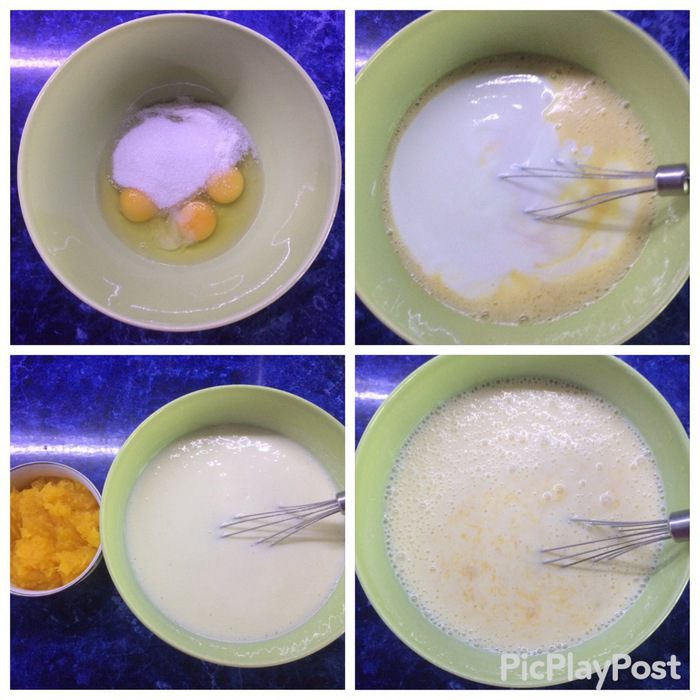 Тыквенные оладьи с яблоком и грушей