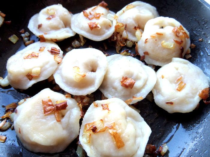 Вареники с картошкой (постные)