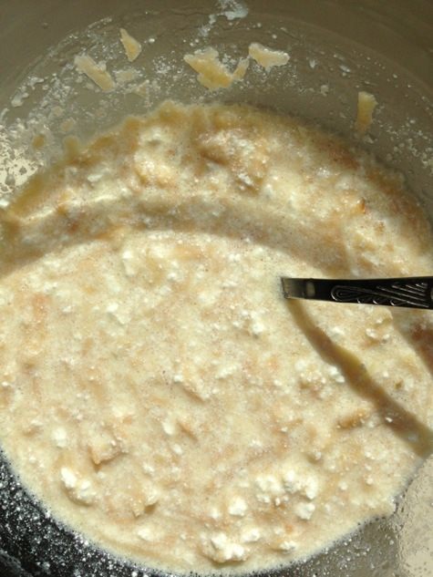 Творожно-яблочные кексы с сахарно-коричной начинкой