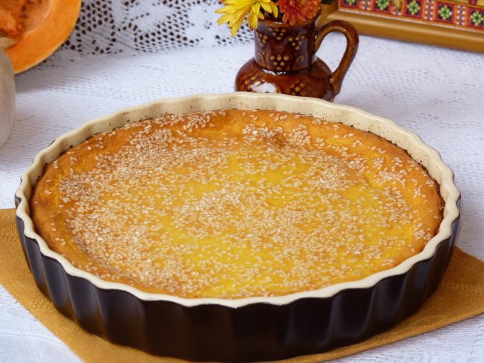 Творожно-тыквенная запеканка