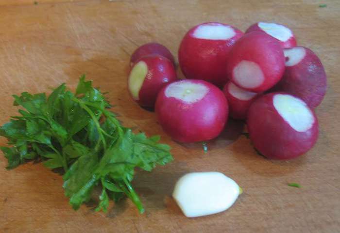 Творожная закуска с редиской