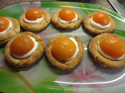 Птифуры с абрикосами