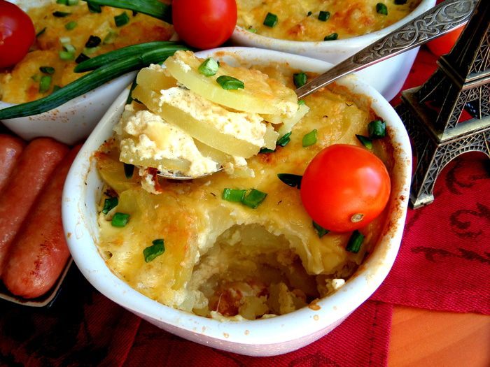 Картофель по-французски (au gratin)
