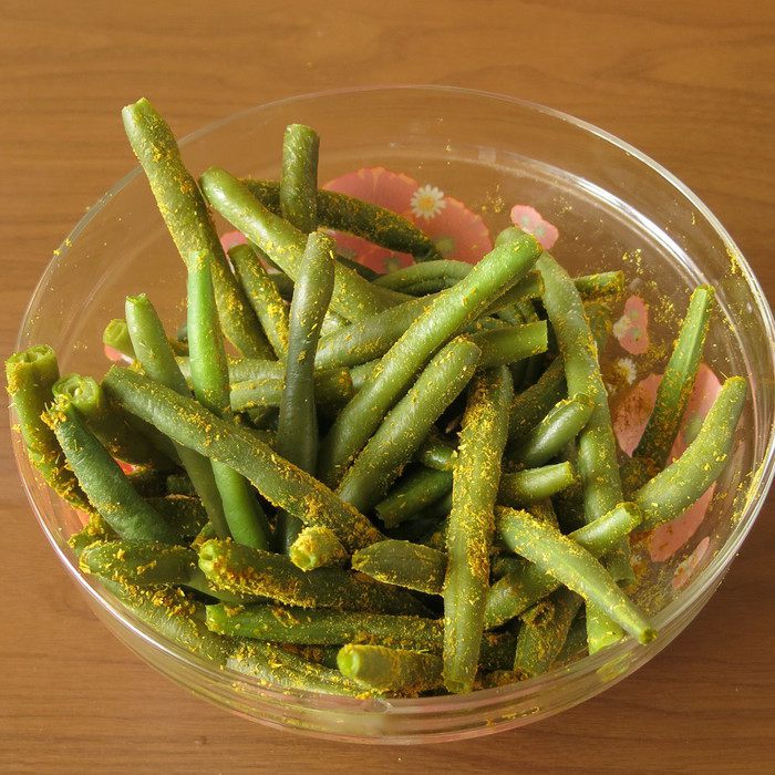 Хрустики из спаржевой фасоли