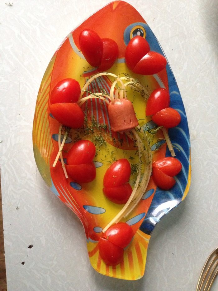 Осьминожки с сердечками 