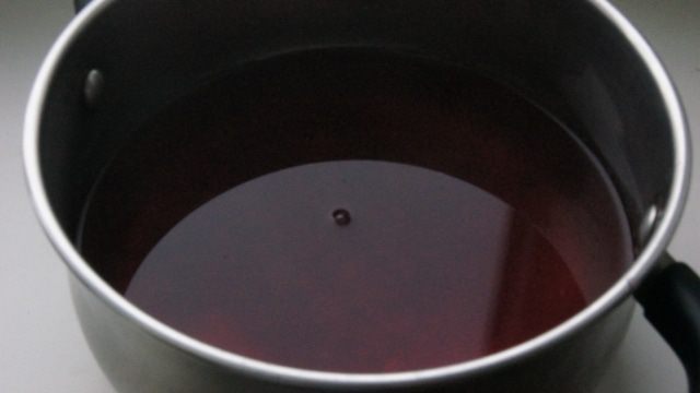 Клюквенный чай на травяном настое