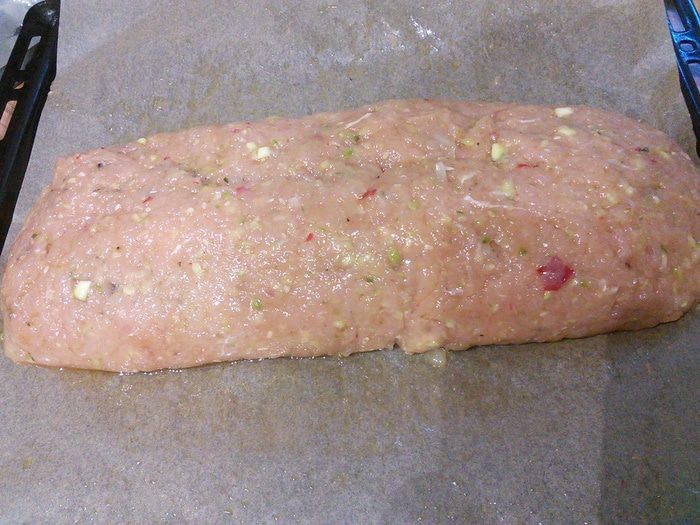 Куриная запеканка с цукини 